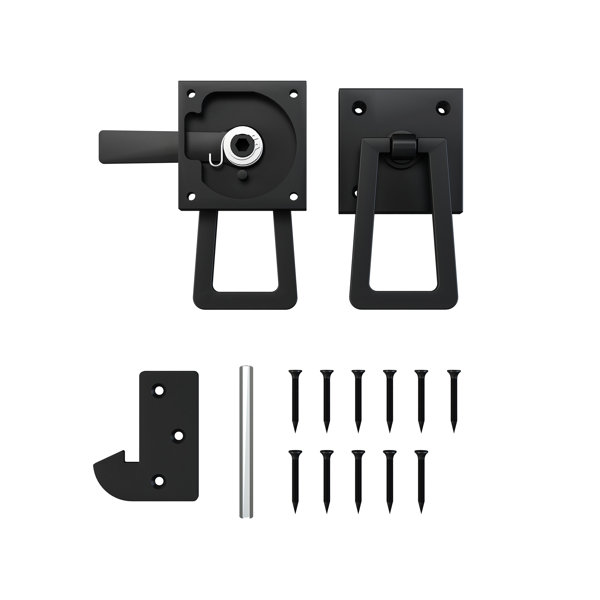 JUBEST Self Locking Gate Latch, Heavy Duty Double Side Gate Latches